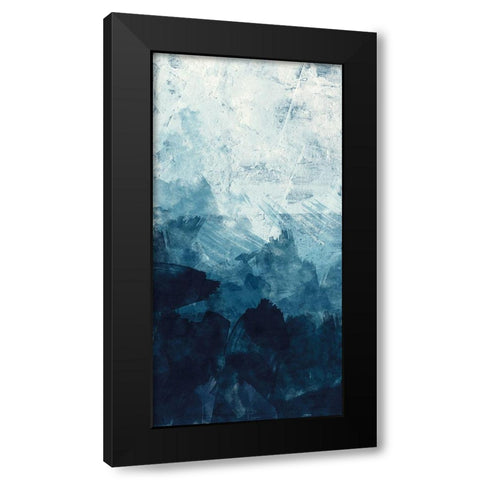 Ocean Flow 2 Black Modern Wood Framed Art Print with Double Matting by Vidal, Alicia