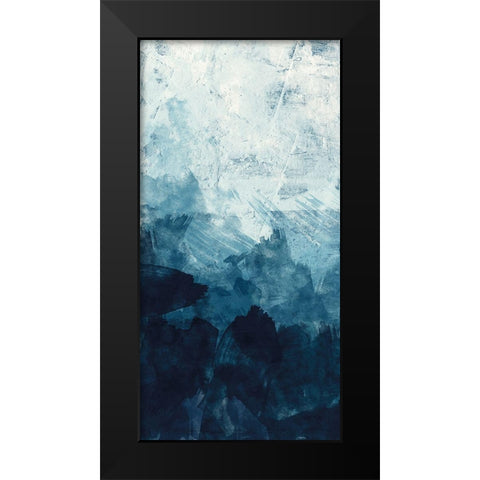 Ocean Flow 2 Black Modern Wood Framed Art Print by Vidal, Alicia
