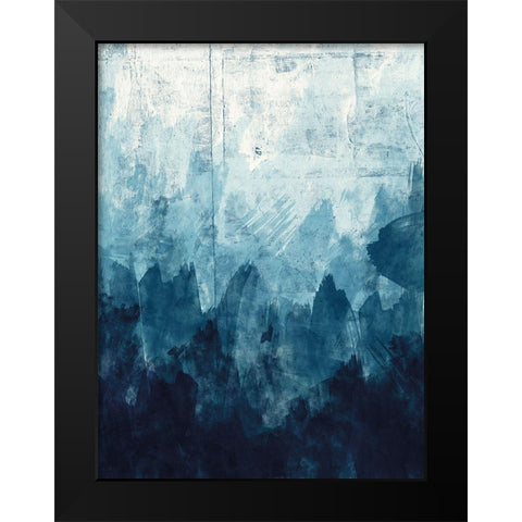 Ocean Blue 2 Black Modern Wood Framed Art Print by Vidal, Alicia