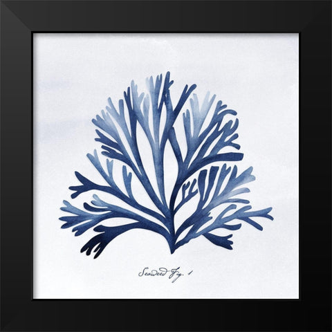 SeaweedFig1 Black Modern Wood Framed Art Print by Vidal, Alicia