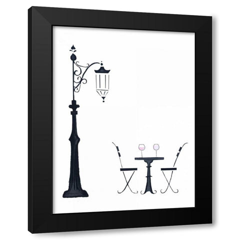 Late Lunch Black Modern Wood Framed Art Print by Zyburt, Alicia