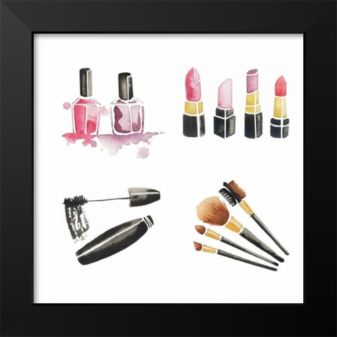 Make Me Gorgeous 1 Black Modern Wood Framed Art Print by Zyburt, Alicia