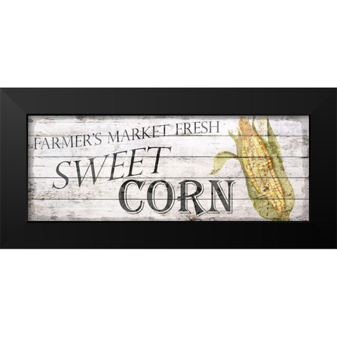 Farm Fresh Vegetables 1 Black Modern Wood Framed Art Print by Bailey, Ann