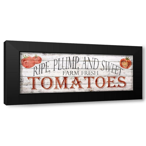 Farm Fresh Vegetables 2 Black Modern Wood Framed Art Print with Double Matting by Bailey, Ann
