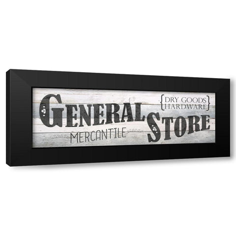 General Store Black Modern Wood Framed Art Print by Bailey, Ann