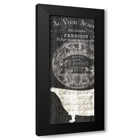 Fabrique 1 Black Modern Wood Framed Art Print with Double Matting by Bailey, Ann