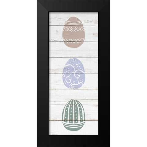 Vintage Easter 3 Black Modern Wood Framed Art Print by Bailey, Ann