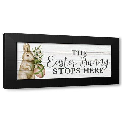 Vintage Easter 9 Black Modern Wood Framed Art Print with Double Matting by Bailey, Ann