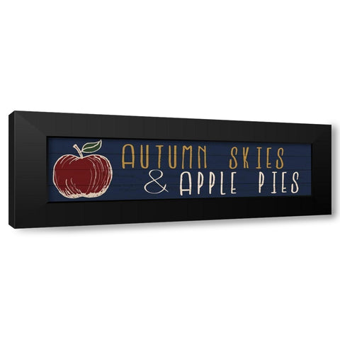 Apple Pies Black Modern Wood Framed Art Print by Bailey, Ann