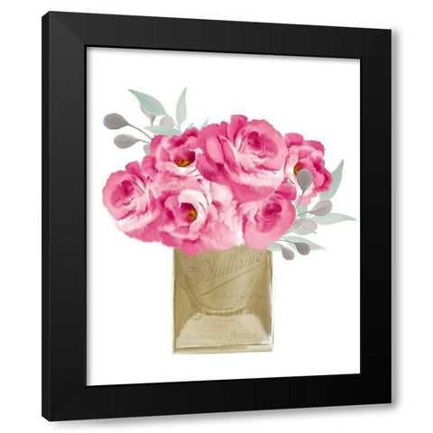 Blossom Perfume 2 Black Modern Wood Framed Art Print with Double Matting by Bailey, Ann