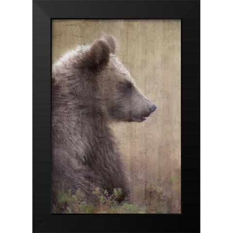Contemplation Black Modern Wood Framed Art Print by Bailey, Ann
