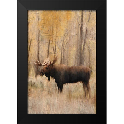 Golden Fall Black Modern Wood Framed Art Print by Bailey, Ann