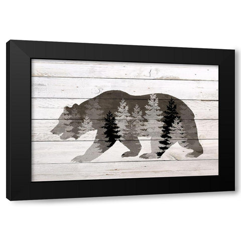 Into the Forest 1 Black Modern Wood Framed Art Print with Double Matting by Bailey, Ann