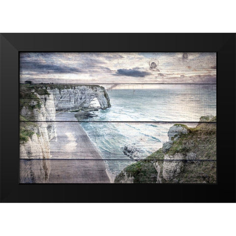 Cliff View Black Modern Wood Framed Art Print by Bailey, Ann