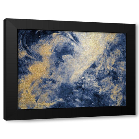 Into the Blue Black Modern Wood Framed Art Print with Double Matting by Bailey, Ann