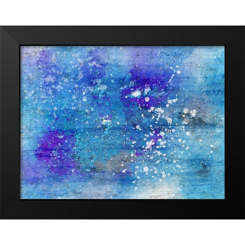 Purple Hue Black Modern Wood Framed Art Print by Bailey, Ann