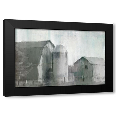 Hazy Farm Life Black Modern Wood Framed Art Print with Double Matting by Bailey, Ann