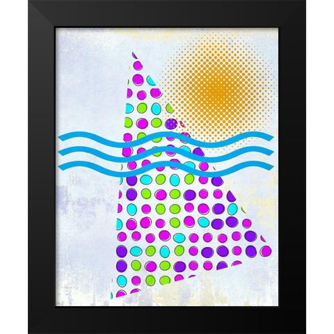 Sunny Day 1 Black Modern Wood Framed Art Print by Bailey, Ann
