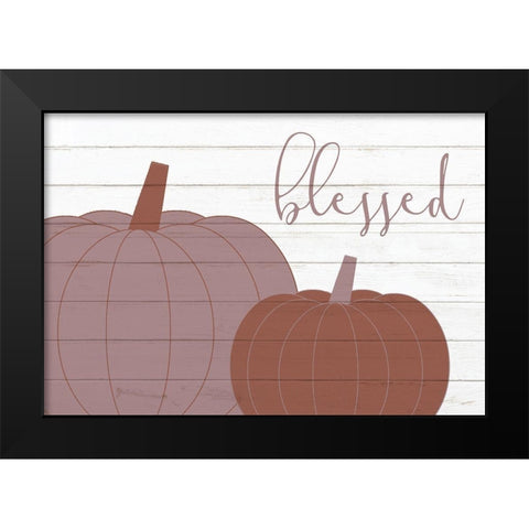 Blessed Black Modern Wood Framed Art Print by Bailey, Ann