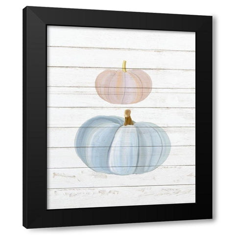 Pumpkins 1 Black Modern Wood Framed Art Print by Bailey, Ann