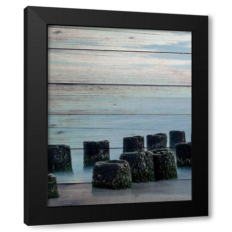 Endless Sea 1 Black Modern Wood Framed Art Print by Bailey, Ann