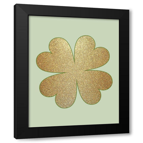 Lucky 1 Black Modern Wood Framed Art Print with Double Matting by Bailey, Ann