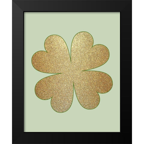Lucky 1 Black Modern Wood Framed Art Print by Bailey, Ann