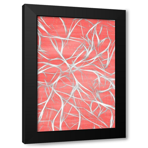 Nerves 3 Black Modern Wood Framed Art Print with Double Matting by Bailey, Ann