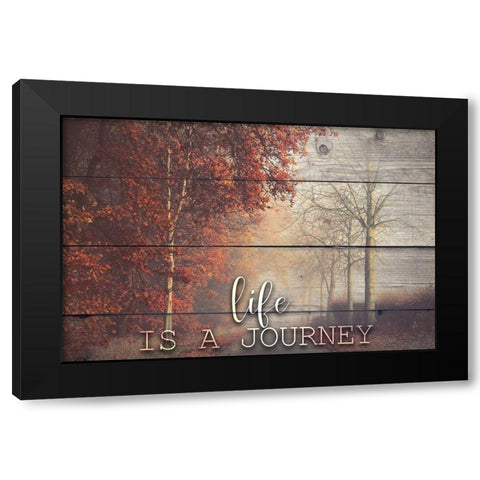 A Journey Black Modern Wood Framed Art Print with Double Matting by Bailey, Ann