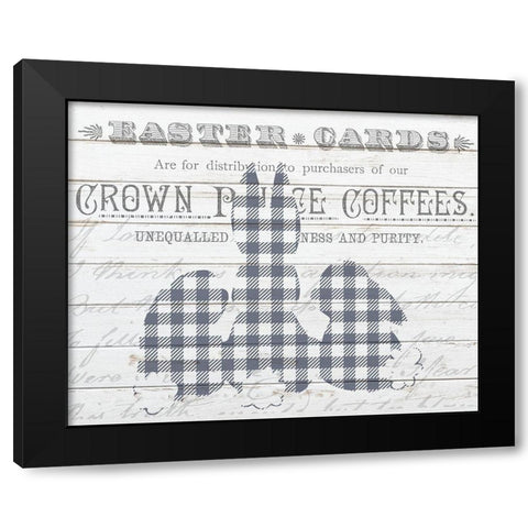 Vintage Easter 8 Black Modern Wood Framed Art Print with Double Matting by Bailey, Ann