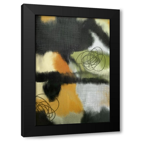 Motion Black Modern Wood Framed Art Print with Double Matting by Bailey, Ann