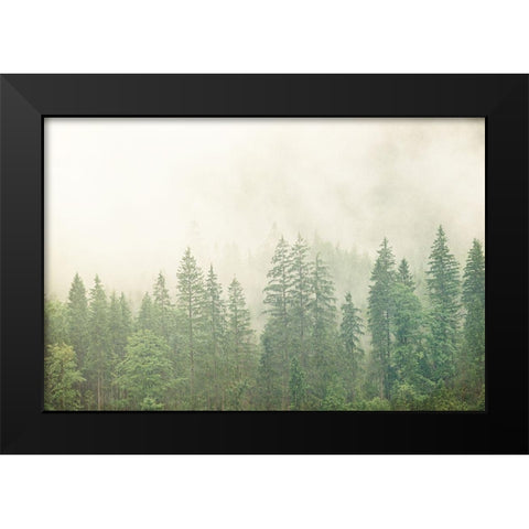 Adventure is Worthwhile Black Modern Wood Framed Art Print by Bailey, Ann