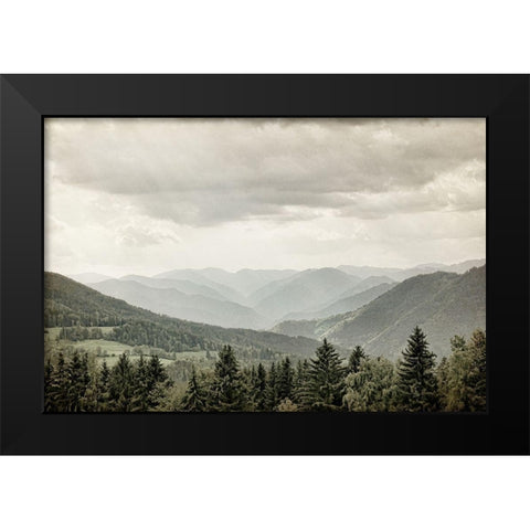 I Want to See Black Modern Wood Framed Art Print by Bailey, Ann