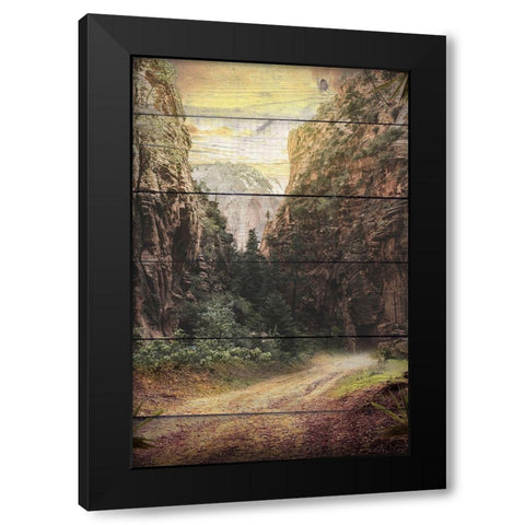 The World Black Modern Wood Framed Art Print with Double Matting by Bailey, Ann