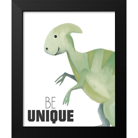 Stand Tall 3 Black Modern Wood Framed Art Print by Bailey, Ann