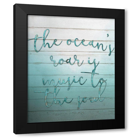 From the Sea 3 Black Modern Wood Framed Art Print with Double Matting by Bailey, Ann