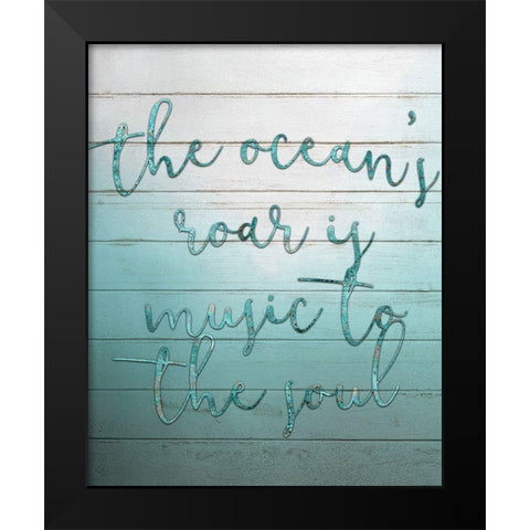 From the Sea 3 Black Modern Wood Framed Art Print by Bailey, Ann