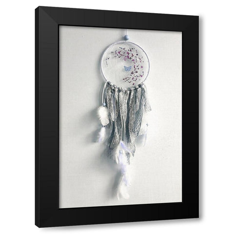 Dream Catcher Black Modern Wood Framed Art Print with Double Matting by Bailey, Ann
