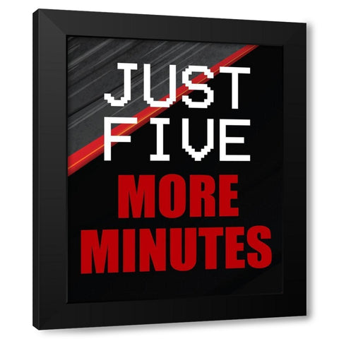 Gamer 1 Black Modern Wood Framed Art Print with Double Matting by Bailey, Ann