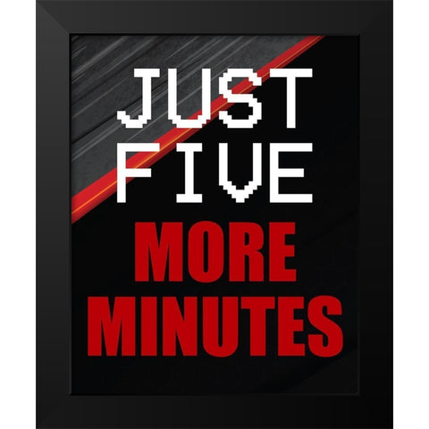 Gamer 1 Black Modern Wood Framed Art Print by Bailey, Ann