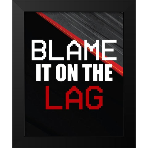 Gamer 3 Black Modern Wood Framed Art Print by Bailey, Ann