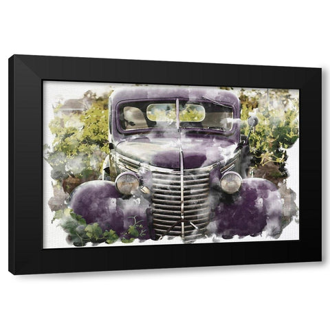 In the Field Black Modern Wood Framed Art Print by Bailey, Ann