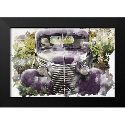 In the Field Black Modern Wood Framed Art Print by Bailey, Ann