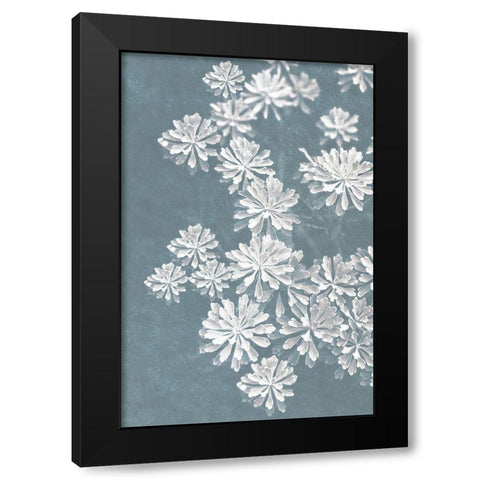 Blooms Falling 2_v2 Black Modern Wood Framed Art Print by Bailey, Ann