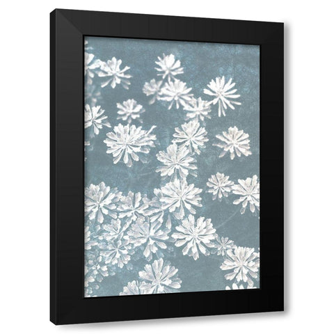 Blooms Falling Black Modern Wood Framed Art Print with Double Matting by Bailey, Ann