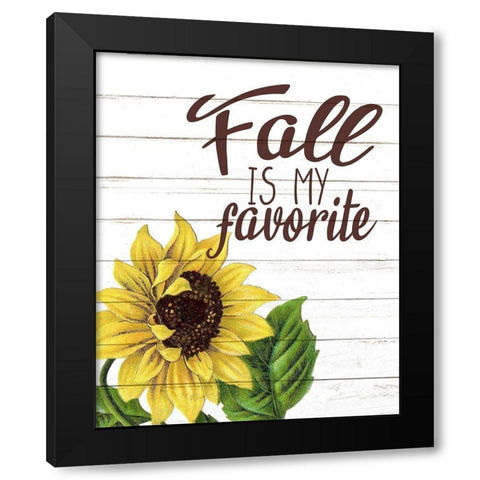 Fall Is Black Modern Wood Framed Art Print with Double Matting by Bailey, Ann