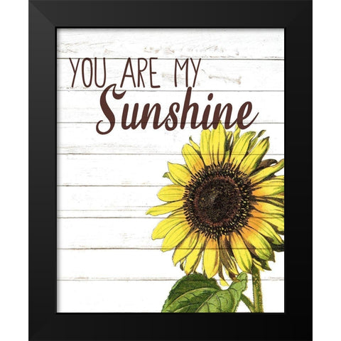 You Are Black Modern Wood Framed Art Print by Bailey, Ann