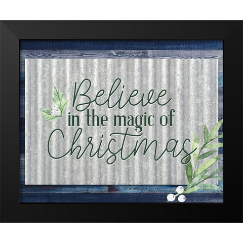 Magic Of Black Modern Wood Framed Art Print by Bailey, Ann