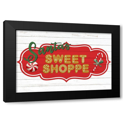Sweet Shoppe Black Modern Wood Framed Art Print by Bailey, Ann