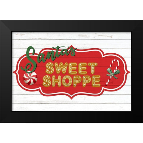 Sweet Shoppe Black Modern Wood Framed Art Print by Bailey, Ann